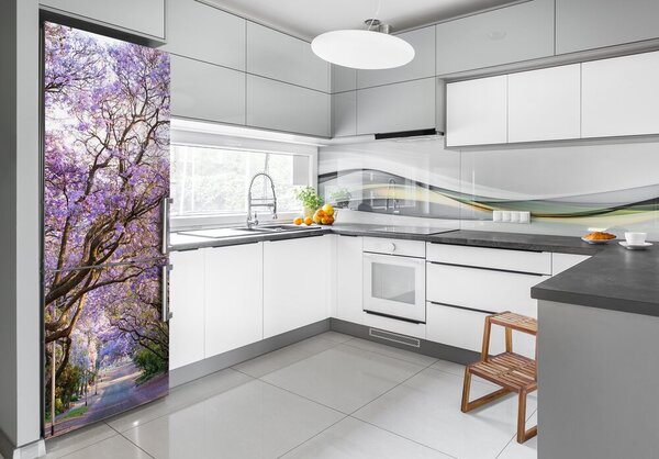 Nálepka na ledničku Stezka jakaranda FridgeStick-70x190-f-72177564