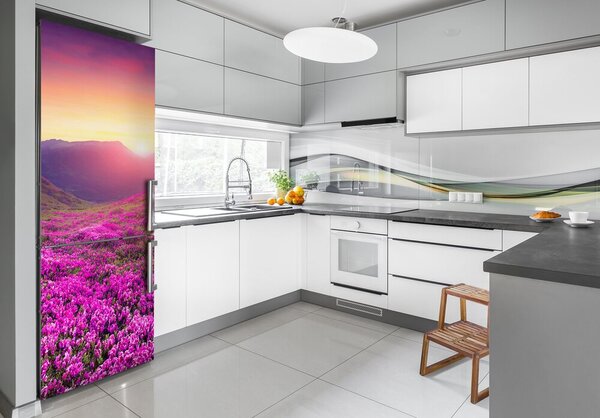 Nálepka tapeta na ledničku Hory rododendron FridgeStick-70x190-f-72586785