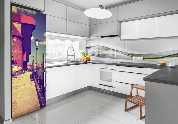 Samolepící nálepka na ledničku Gdaňsk Polsko FridgeStick-70x190-f-73612197