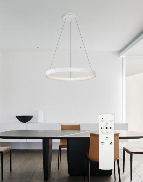 Top Light-LED St. lustr na lanku ORBIT LED/40W/230V 3000-6500K pr. 50 cm bílá+DO