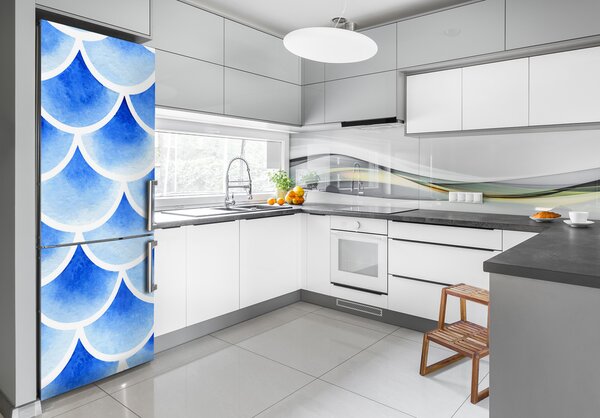 Nálepka fototapeta na ledničku Rybí šupiny FridgeStick-70x190-f-73675599