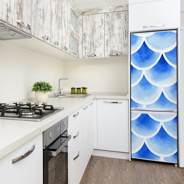 Nálepka fototapeta na ledničku Rybí šupiny FridgeStick-70x190-f-73675599