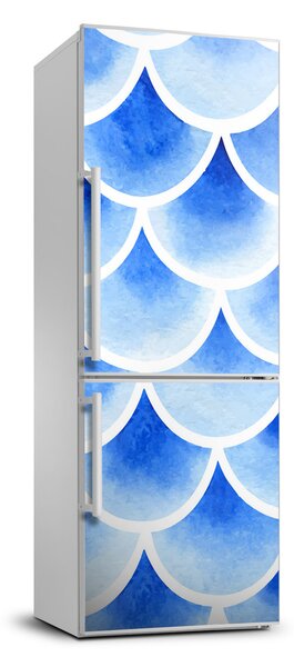Nálepka fototapeta na ledničku Rybí šupiny FridgeStick-70x190-f-73675599