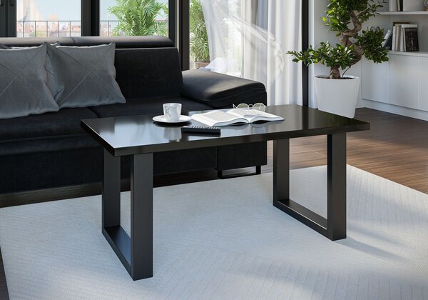 Konferenční stolek EMIL 1 - lesklý černý