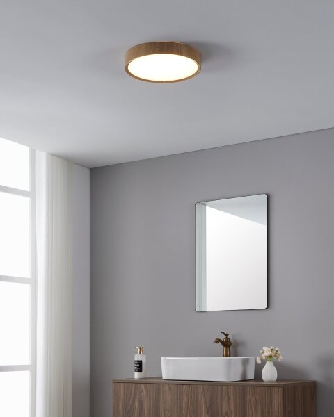 Eglo 901126-LED Koupelnové stropní svítidlo MUSURITA LED/14,6W/230V IP44 béžová