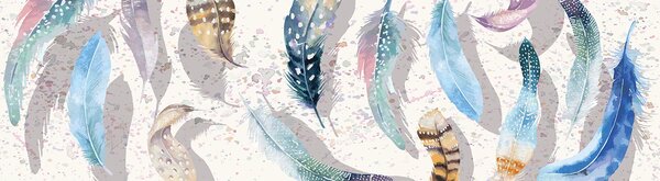 Samolepící bordura na zeď Lapač Snů | 5 m x 13.8 cm | DWB8423