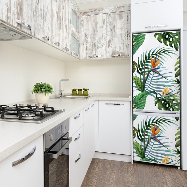 Fototapeta na ledničku Tropické listí FridgeStick-70x190-f-73937066