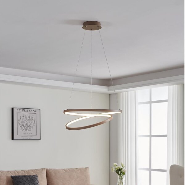 Eglo 901139 - LED Lustr na lanku RUOTALE LED/36W/230V 3000K béžová