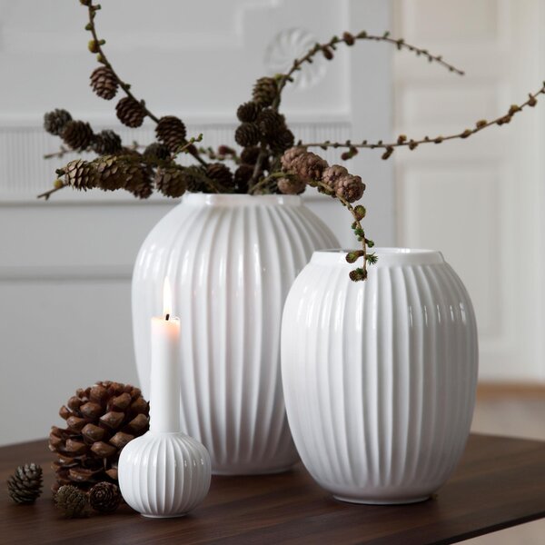 Váza Hammershoi White 25,5 cm Kähler