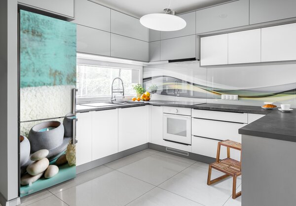 Nálepka tapeta na ledničku do domu Svíčky FridgeStick-70x190-f-75327978