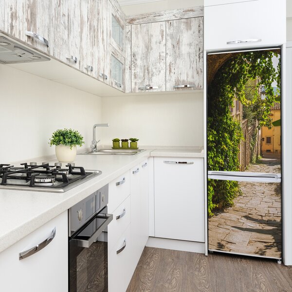 Tapeta na ledničku nálepka Italské uličky FridgeStick-70x190-f-75452089