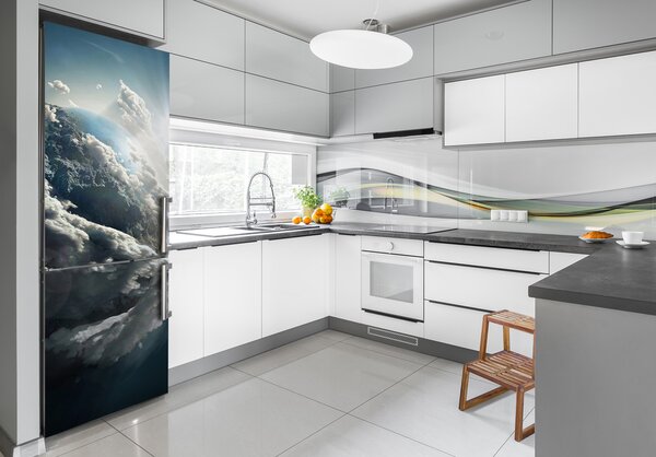 Samolepící nálepka na ledničku Planeta Země FridgeStick-70x190-f-75648728