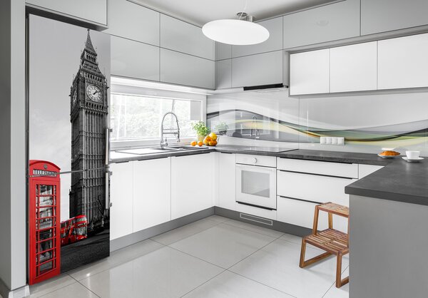 Samolepící nálepka na ledničku Big Ben Londýn FridgeStick-70x190-f-75547756