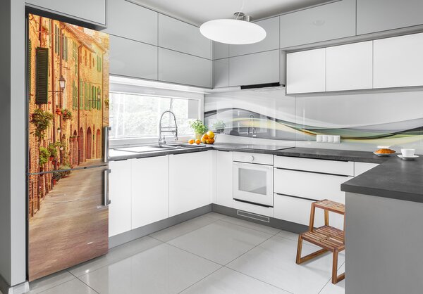 Tapeta na ledničku nálepka Italské uličky FridgeStick-70x190-f-76990856