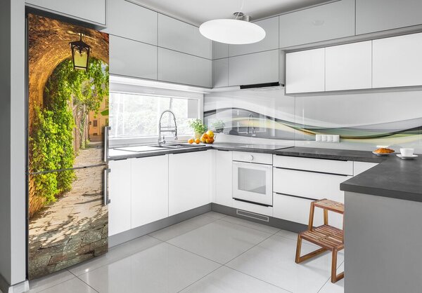 Tapeta na ledničku nálepka Italské uličky FridgeStick-70x190-f-76990670