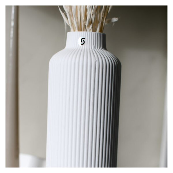 Keramická váza Adala White 23 cm Storefactory Scandinavia