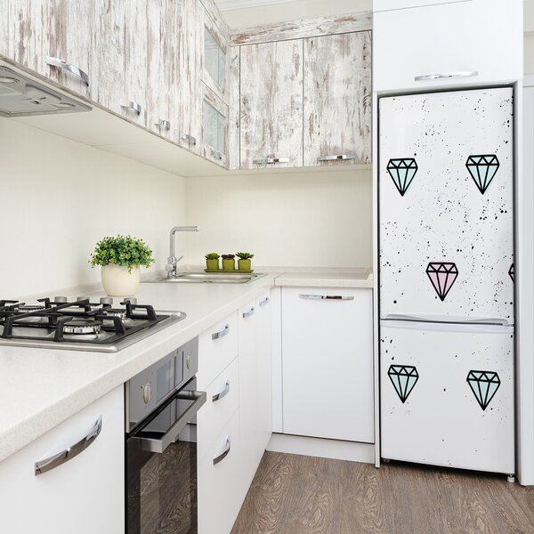 Nálepka tapeta na ledničku do domu Diamanty FridgeStick-70x190-f-77866968