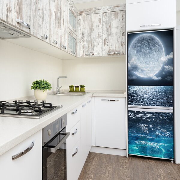 Nálepka tapeta na ledničku Měsíc v úplňku FridgeStick-70x190-f-78125119