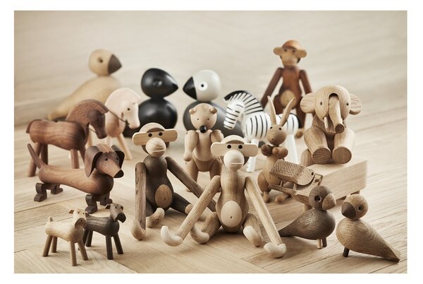 Opička Kay Bojesen Oak/Maple Small Kay Bojesen Denmark
