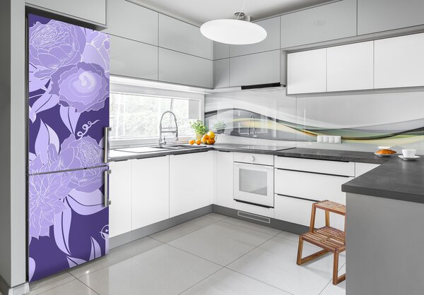 Fototapeta na ledničku Květinový vzor FridgeStick-70x190-f-77904316