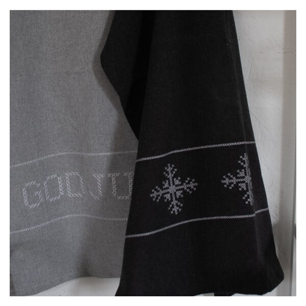 Kuchyňská utěrka God Jul Light Grey 50x70 cm Storefactory Scandinavia