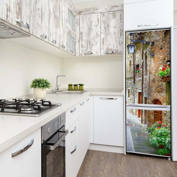 Tapeta na ledničku nálepka Italské uličky FridgeStick-70x190-f-77892034