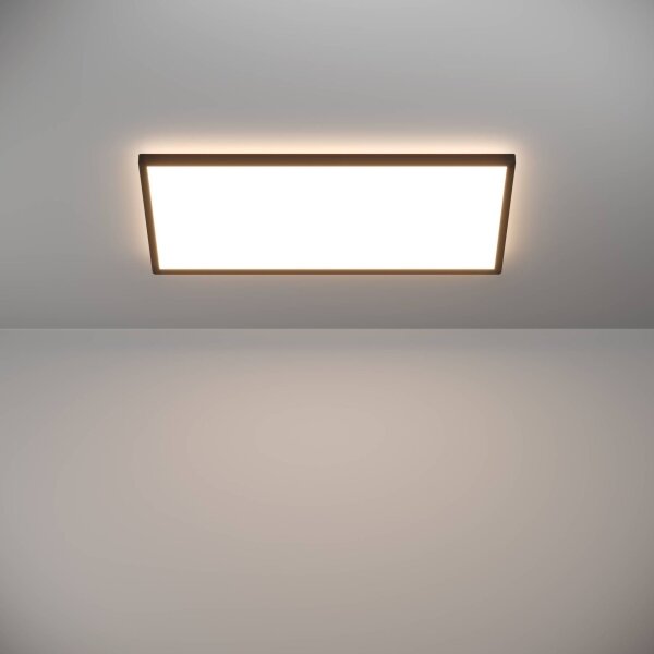 Eglo 901445-LED Koupelnové stropní svítidlo ROVITO 17,2W/230V 30x57cm IP44 černá