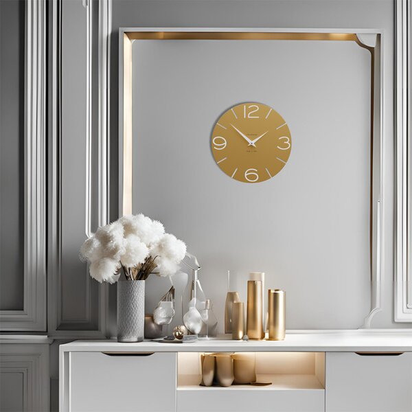 Designové hodiny 10-005-60 gold CalleaDesign 30cm
