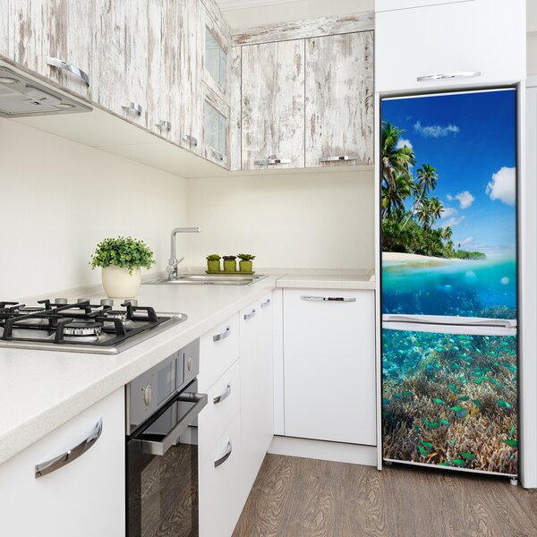 Nálepka tapeta na ledničku Korálový útes FridgeStick-70x190-f-78236057