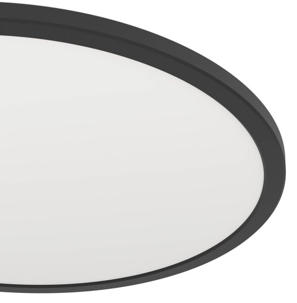 Eglo 901441-LED Koupelnové stropní svítidlo ROVITO 16,8W/230V pr.50cm IP44 černá