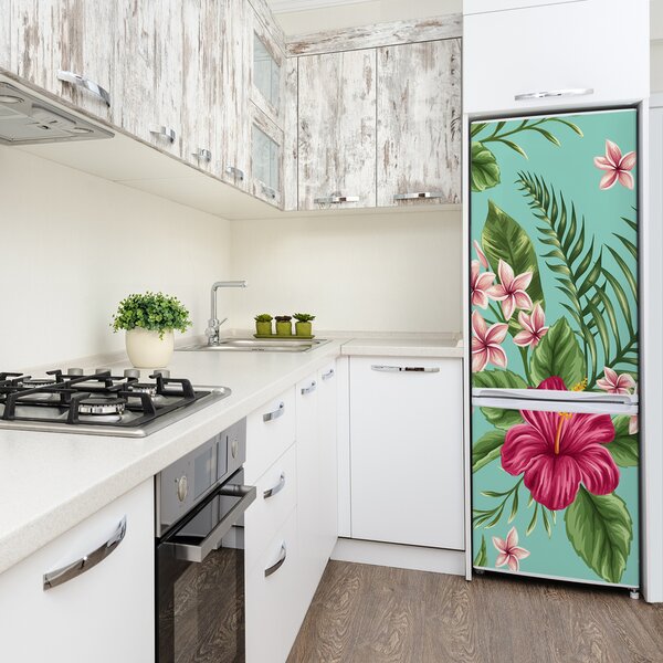 Fototapeta na ledničku Havajské květiny FridgeStick-70x190-f-78341444