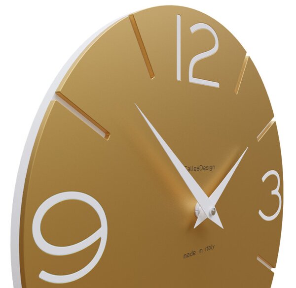 Designové hodiny 10-005-60 gold CalleaDesign 30cm