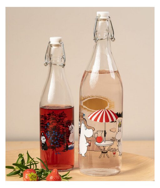 Skleněná láhev Moomin Summertime 1 l Muurla