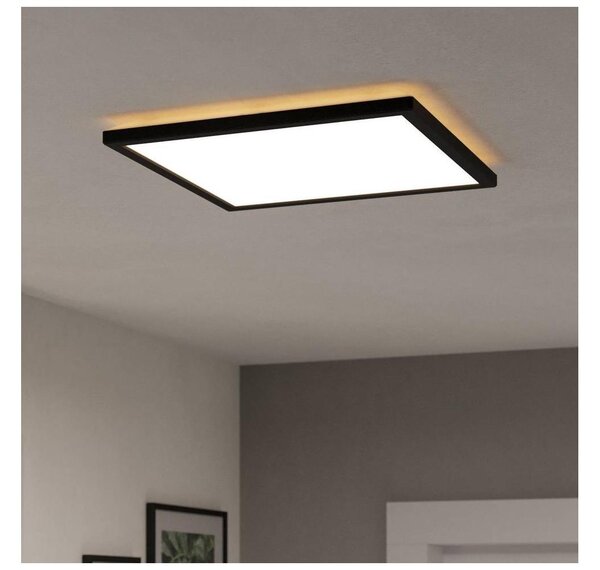Eglo 901443-LED Koupelnové stropní svítidlo ROVITO 17,6W/230V 39x39cm IP44 černá