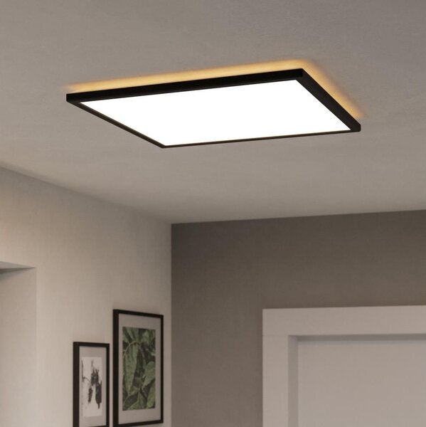 Eglo 901444- LED Koupelnové stropní svítidlo ROVITO 17W/230V 50x50 cm IP44 černá
