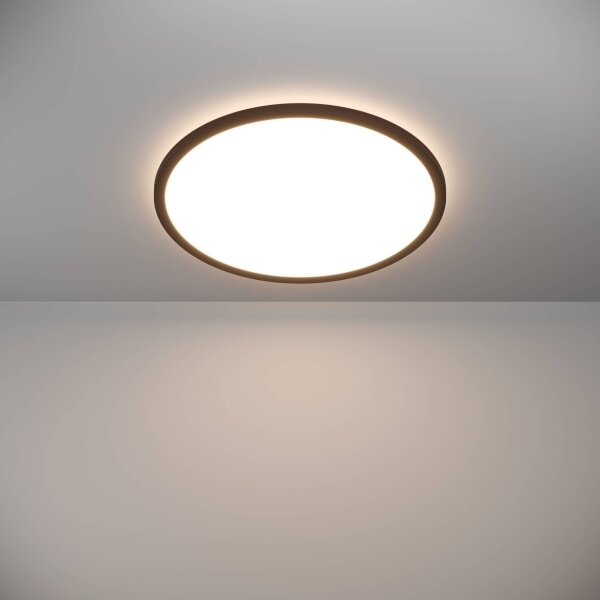 Eglo 901441-LED Koupelnové stropní svítidlo ROVITO 16,8W/230V pr.50cm IP44 černá