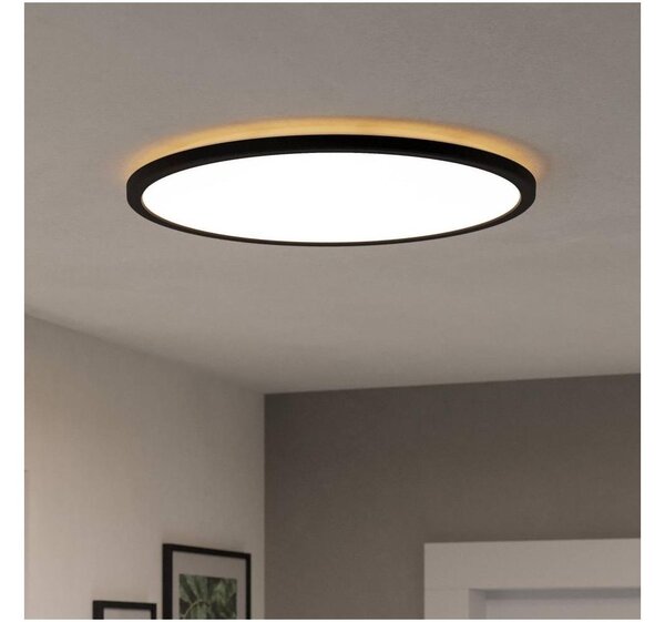 Eglo 901441-LED Koupelnové stropní svítidlo ROVITO 16,8W/230V pr.50cm IP44 černá