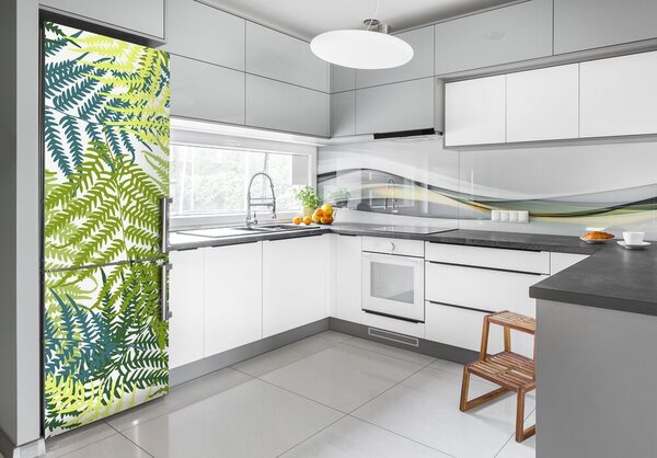 Fototapeta na ledničku Listí kopretiny FridgeStick-70x190-f-78215307