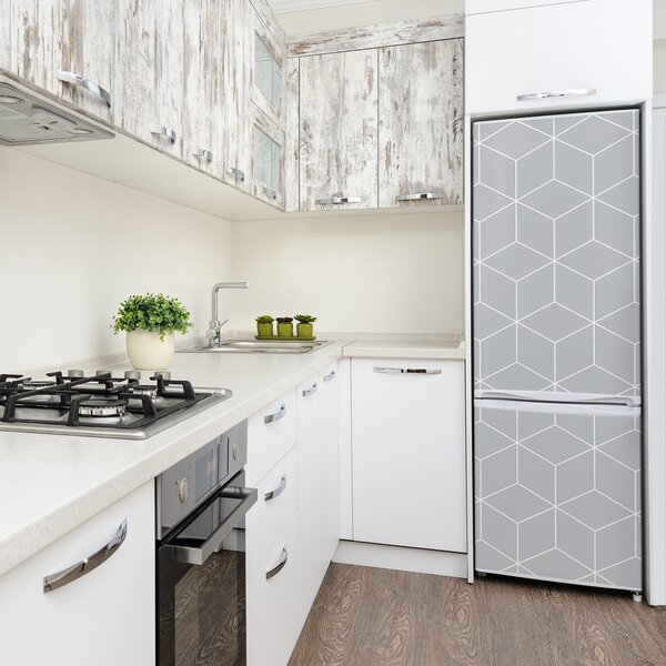 Nálepka tapeta na ledničku Gemetrické pozadí FridgeStick-70x190-f-79094648