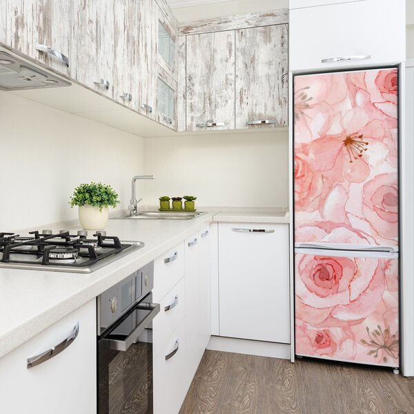 Fototapeta na ledničku Květinový vzor FridgeStick-70x190-f-79352626