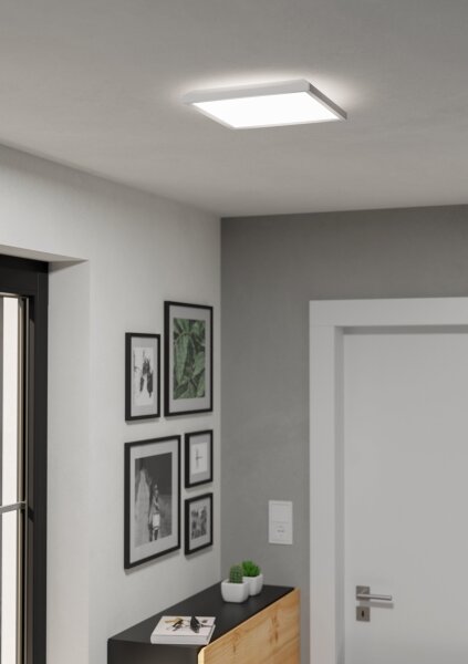 Eglo 901449 -LED Koupelnové stropní svítidlo ROVITO 13,4W/230V 29x29cm IP44 bílá