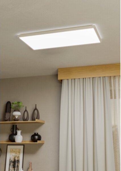 Eglo 901453 -LED Koupelnové stropní svítidlo ROVITO 17,2W/230V 30x57cm IP44 bílá