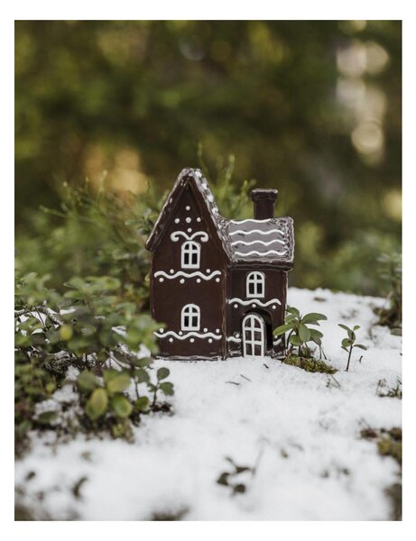 Keramický svícen domeček Julbyn nr 6 Storefactory Scandinavia