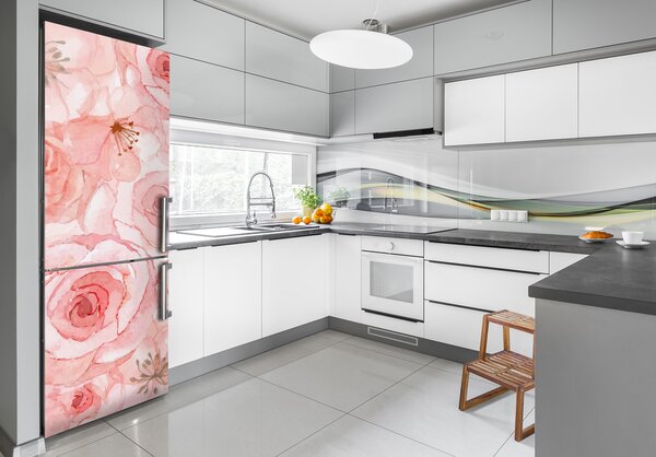 Fototapeta na ledničku Květinový vzor FridgeStick-70x190-f-79352626