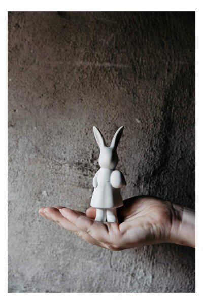Velikonoční dekorace zajíček Ester White 12 cm Storefactory Scandinavia