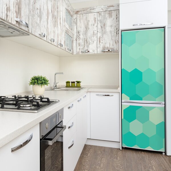 Nálepka tapeta na ledničku Gemetrické pozadí FridgeStick-70x190-f-79451289