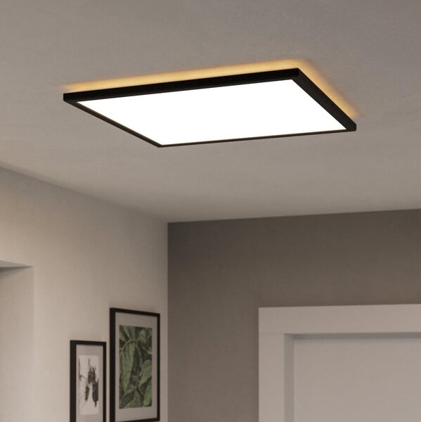 Eglo 901457 -LED St. koupel. svítidlo ROVITO-R 17W/230V 50x50 cm IP44 černá + DO