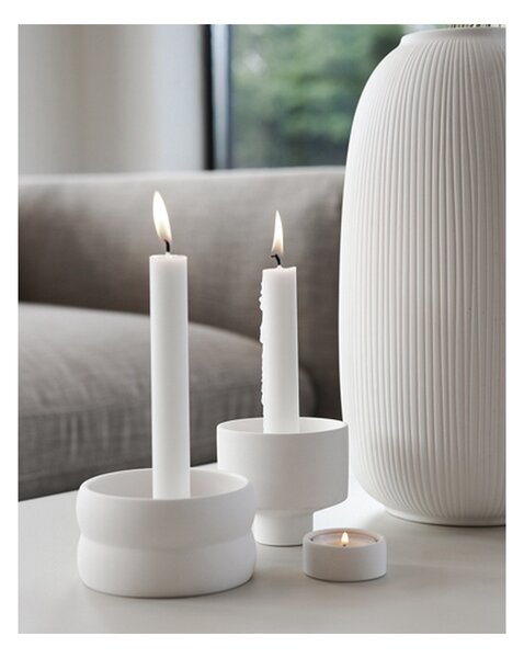 Keramický svícen Bolmen Mini White 11 cm Storefactory Scandinavia