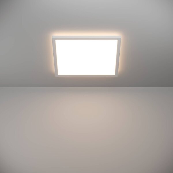 Eglo 901461-LED St. koupel. svítidlo ROVITO-R 17,6W/230V 39x39 cm IP44 bílá + DO