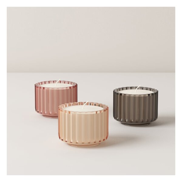 Skleněný svícen Lyngby Tealight Smoke 6,7 cm Lyngby Porcelaen